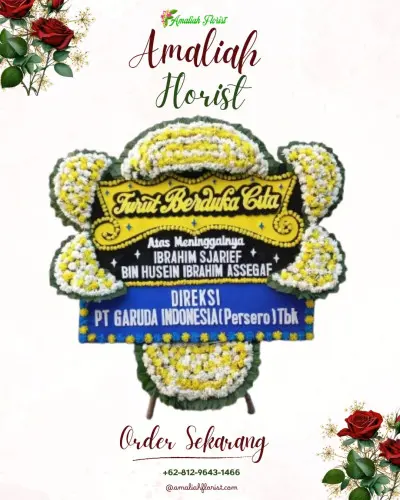 Papan Bunga Duka di Renged