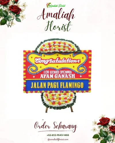 Bunga Papan Congratulation di Renged